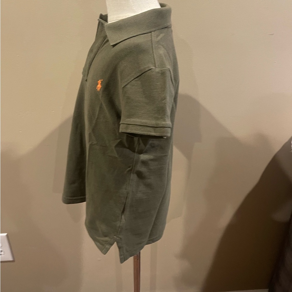 Polo Ralph Lauren Olive Green Polo Shirt - Size M (8-10) - Picture 2 of 5